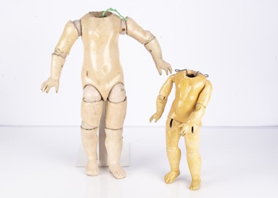 Lot 1294 - Two French bebe doll’s bodies