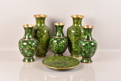 Lot 83 - Six Pieces of Modern Cloisonne items
