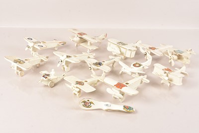 Lot 287 - An assortment of Crest Military Aeroplanes