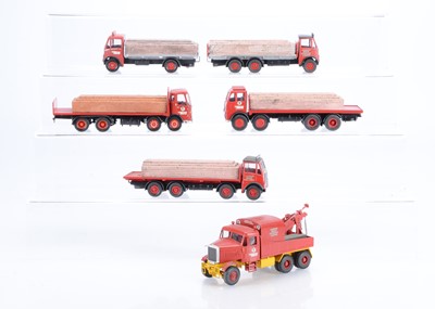 Lot 196 - ASAM Models Or Similar 1:48 Scale White Metal Kit Built 'London Brick Company' Commercial Vehicles