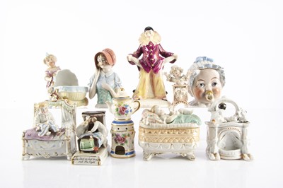 Lot 1374 - Child related porcelain ornaments