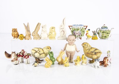 Lot 1375 - Animal miniatures and ornaments