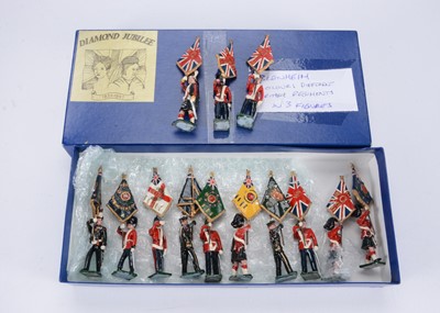 Lot 531 - Blenheim Models Regimental Colours of the British Army (13 different)