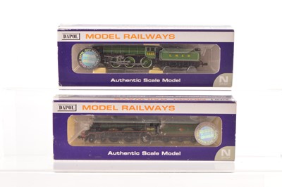 Lot 24 - Dapol N Gauge Steam Locomotives with Tenders (2)