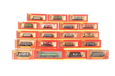Lot 100 - Hornby China OO Gauge Goods Wagons (19)