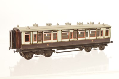 Lot 353 - EM Gauge Ratio kitbuilt LNWR short bogie All Third Coach.