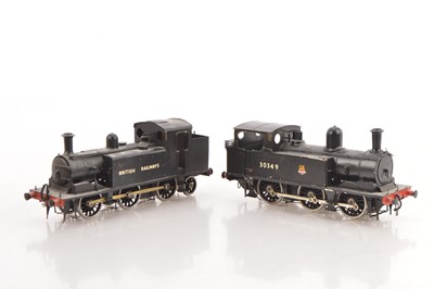 Lot 580 - Gateneal and other commercial manufacturer pair of Kitbuilt 0 Gauge Finescale BR black Steam outline Locomotives (2)