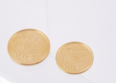 Lot 6 - Two modern gold coins