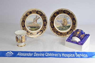Lot 10 - Four Commemorative porcelain items