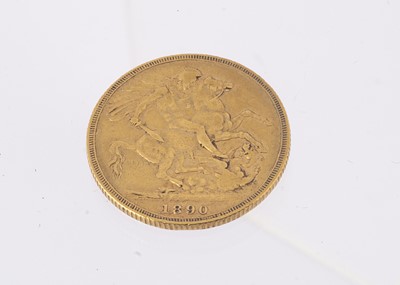Lot 16 - A Victorian full gold sovereign