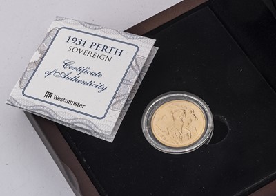 Lot 50 - A George V full gold sovereign