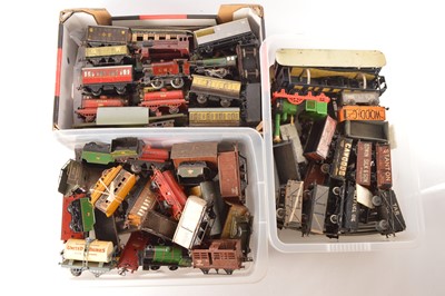 Lot 404 - Hornby 0 Gauge and other Commercial manufacturers mixed group of Locomotives and Rolling stock (Lge Qty)