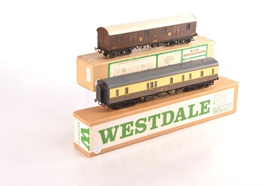 Lot 481 - DJB Engineering / Westdale pair of GWR Kit-built 0 Gauge Finescale Rolling stock (2)