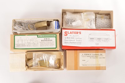 Lot 489 - DJB/Slaters 0 Gauge Finescale Locomotive and Tender kits (3)
