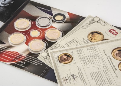 Lot 85 - A 2015 Gibraltar, London Mint issued Sir Winston Churchill coin collection