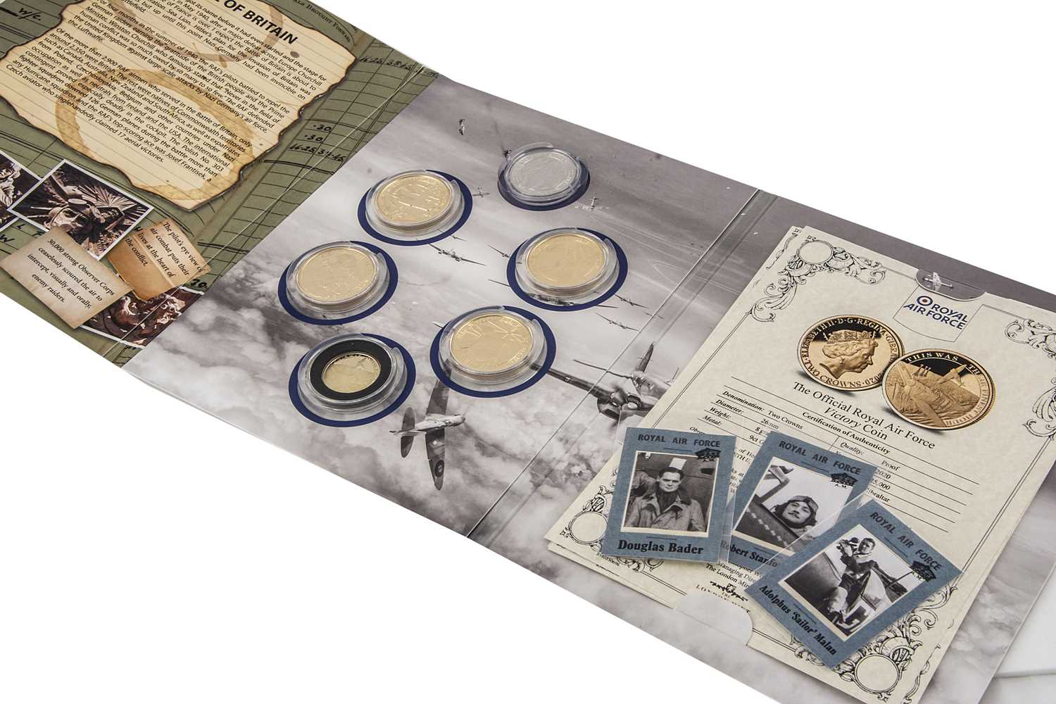 Lot 89 - A 2020 Gibraltar, London Mint issued 'Battle of Britain' coin collection