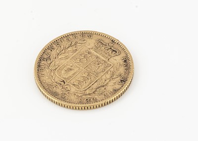 Lot 147 - A Victorian Young head shield back full gold sovereign
