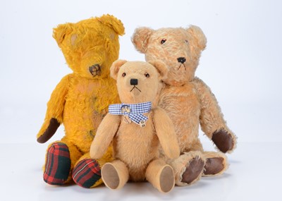 Lot 546 - Three British teddy bears