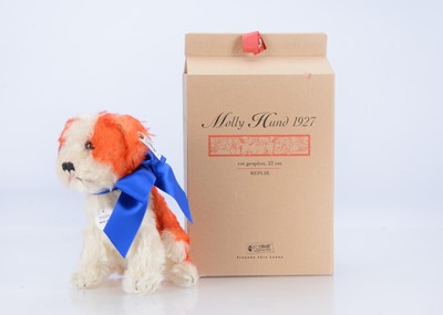 Lot 577 - A Steiff Limited edition Molly 1927 dog, replica