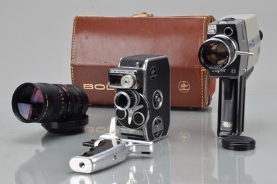 Lot 122 - Two 8mm Cine Cameras and Canon TV Lens