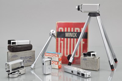 Lot 134 - A Minox B Sub Miniature Camera and Accessories
