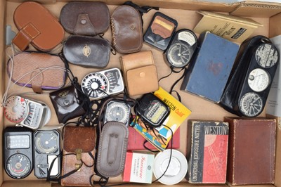 Lot 144 - Two Trays of Light Meters