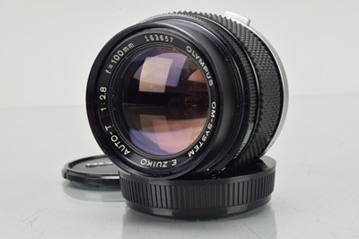 Lot 182 - An Olympus OM E. Zuiko 100mm f/2.8 Lens
