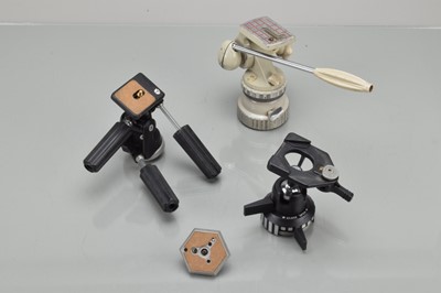 Lot 186 - Three Tripod Heads