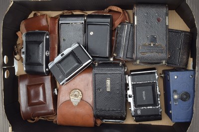 Lot 235 - A Tray of Folding Cameras