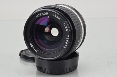 Lot 303 - A Nikon Nikkor 28mm f/2.8 Ai-S Lens
