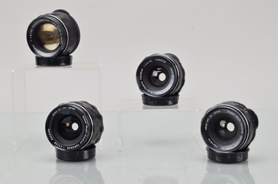 Lot 340 - Four Asahi  Takumar Prime Lenses
