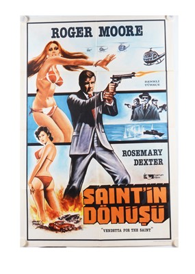 Lot 599 - Roger Moore Film posters