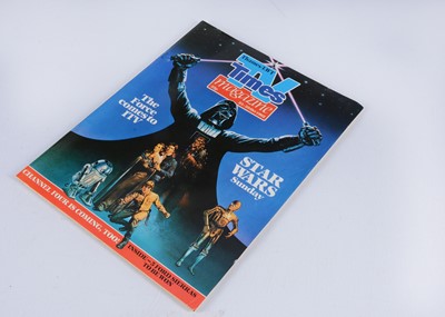 Lot 681 - TV Times Magazine / Star Wars