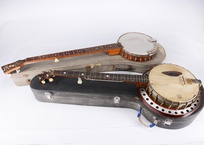 Lot 717 - Long Neck Banjos
