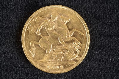 Lot 199 - An Edward VII Full Gold Sovereign