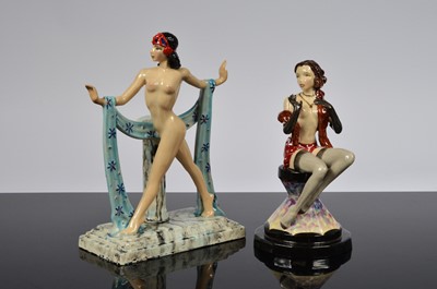Lot 160 - Two Kevin Francis for Peggy Davies Ceramics figures of ladies