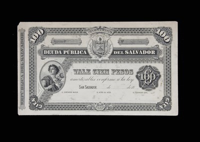 Lot 73 - El Salvador, Deuda Publica Del Salvador