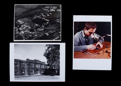 Lot 214 - A group of six black and white and one colour press photographs relating to the Bradbury Wilkinson & Co New Maldon factory