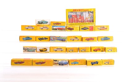 Lot 54 - Atlas Editions Dinky Private and Competition Cars and Road Signs (28)