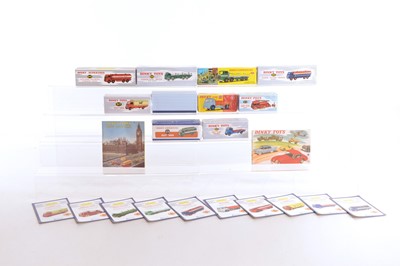 Lot 74 - Atlas Edition Dinky Commercial Vehicles and Reproduction Catalogues, (10 models)