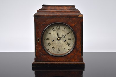 Lot 4 - An 18th century and later brackett clock