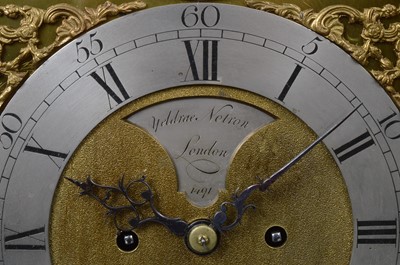 Lot 11 - A George III period striking bracket clock by Eardley Norton