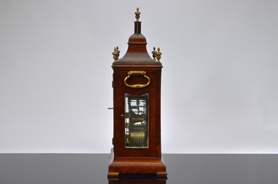 Lot 11 - A George III period striking bracket clock by Eardley Norton