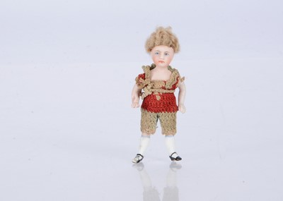 Lot 662 - A German all-bisque dolls’ house doll for the French market