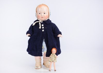 Lot 788 - A Horsmann composition shoulder-head baby doll