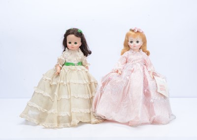 Lot 879 - Two Madame Alexander vinyl dolls