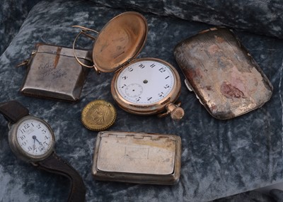 Lot 159 - A George V silver vesta case