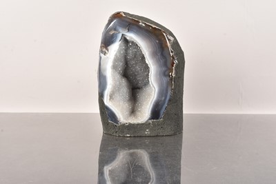 Lot 244 - An Agate Geode with Quartz Cavity