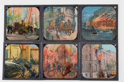 Lot 34 - Four Sets of 3¼ Inch Magic Lantern Slides