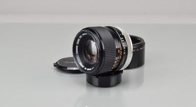 Lot 262 - A Canon FD 100mm f/2.8 S.S.C Lens